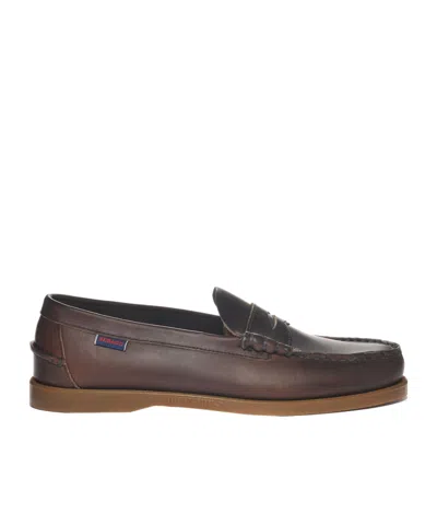 Sebago Dolphin Waxed In Brown
