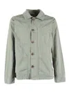 Sebago Dorr Lightweight Herringbone Jacket In Green
