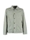 Sebago Dorr Lightweight Herringbone Jacket In Green