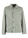 Sebago Dorr Lightweight Herringbone Jacket In Gray