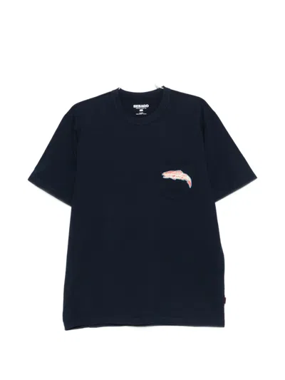 Sebago Eastlake Crew-neck T-shirt In Blue