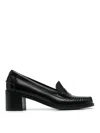 Sebago 60mm Leather Loafers In Black
