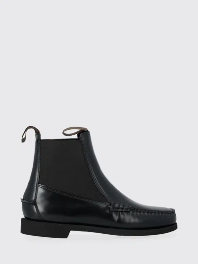 Sebago Flat Ankle Boot  Woman Color Black