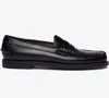 Sebago Dan Bordeaux Pull-on Loafers In Leather Woman In Black