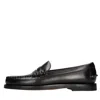 Sebago Dan Bordeaux Pull-on Loafers In Leather Woman In Nero Scuri