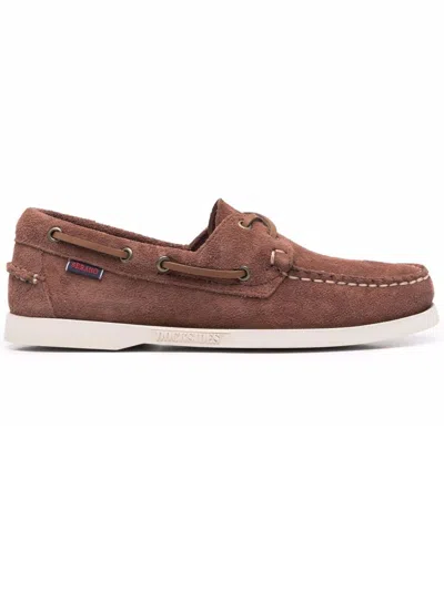 Sebago Flat Shoes Brown
