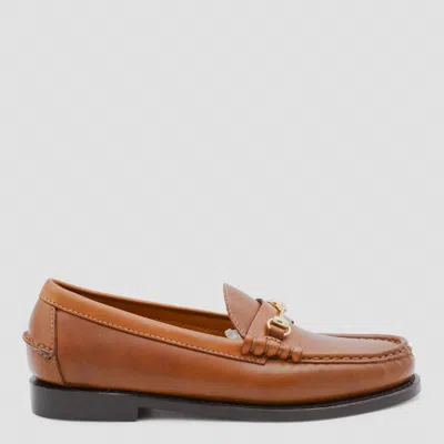 SEBAGO FLAT SHOES BROWN BRUNETTE