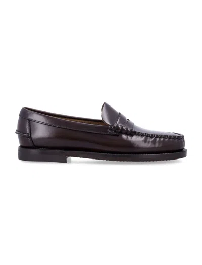 Sebago Flat Shoes In Burgundy