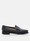 Sebago Dan Bordeaux Pull-on Loafers In Leather Woman In Black