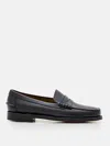 Sebago Round Toe Loafer With Penny Strap In Schwarz