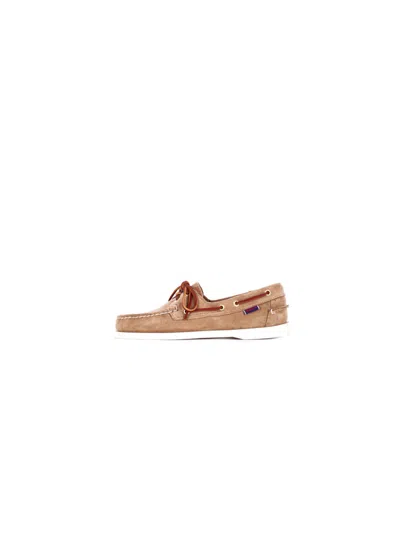 Sebago Flat Shoes In Sughero Beige