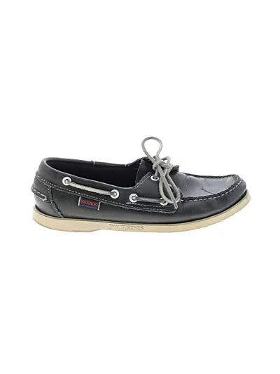 Pre-owned Sebago Flats In Blue