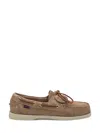 Sebago Classic Boat Shoes With Soft Leather Upper In Beige