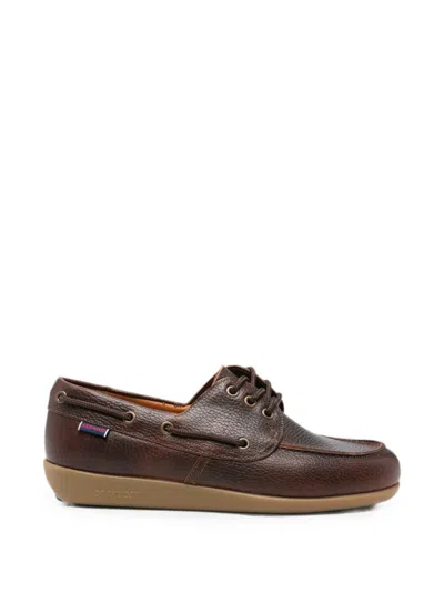 Sebago Gary Jobson Docksides Lace-up Loafers In Brown