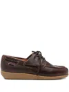 Sebago Gary Jobson Leather Lace-up Boat Shoes In Brown