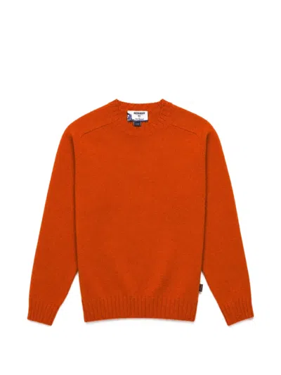 Sebago Gilead Crew-neck Sweater In Orange