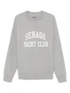 Sebago Grey 'boothbay' Sweatshirt With White Print