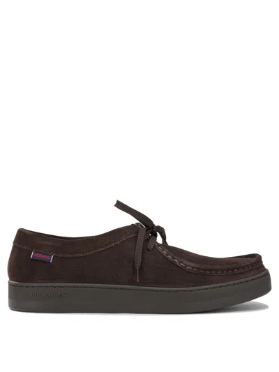 Sebago "harper" Lace Up Loafers In Brown