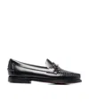 Sebago Horsebit-detail Leather Loafers In Black