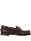 Sebago Joe Modena Bordeaux Pull-on Loafers With Horsebit Detail In Leather Woman In Brown