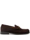 Sebago Horsebit Suede Loafers In Brown