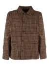 Sebago Houndstooth Button-fastening Jacket In Multi