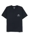 Sebago Black Cotton T-shirt With Print