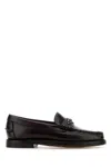 Sebago 'dan' Bordeaux Loafers With Stud Embellishment On The Front In Patent Leather Woman