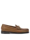 Sebago Horsebit Leather Loafers In Brown