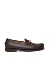 Sebago Joe Modena Bordeaux Pull-on Loafers With Horsebit Detail In Leather Woman In Brown