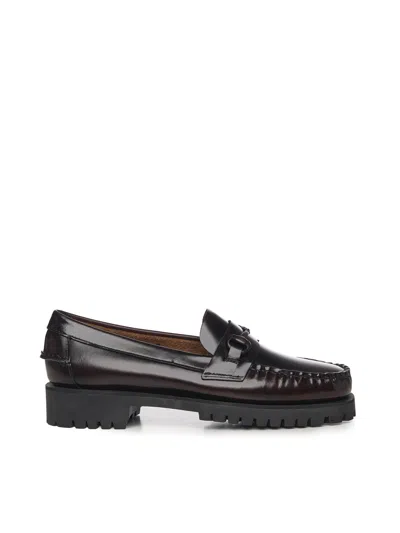 Sebago Joe Lug Loafer In Burgundy