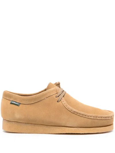 Sebago Slip-on Suede Boots In Brown