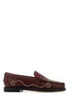 Sebago Studded Embellishments Loafers Decorative Stitching