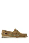 Sebago Suede Loafers With Rubber Sole And Studded Detailing