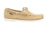 Sebago Portland Loafers In Suede Texture In Brown