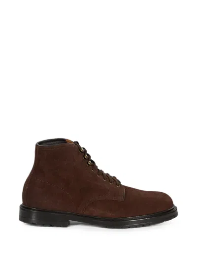 Sebago Lace-up Suede Boots In Multi