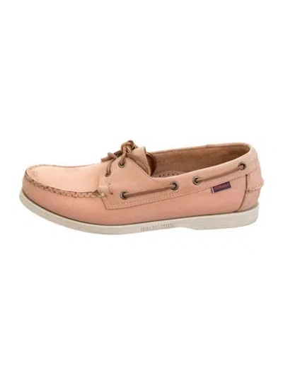 Pre-owned Sebago Leather Boat Shoes In Brown