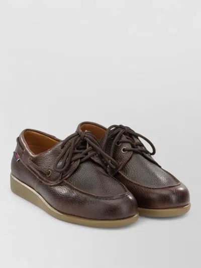 Sebago Leather Gary Jobson Lace-up Boat Shoes In Brown