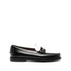 Sebago Classic Dan Smooth Leather Loafers In Black