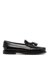Sebago Classic Dan Multi Tassel Leather Loafers In Black