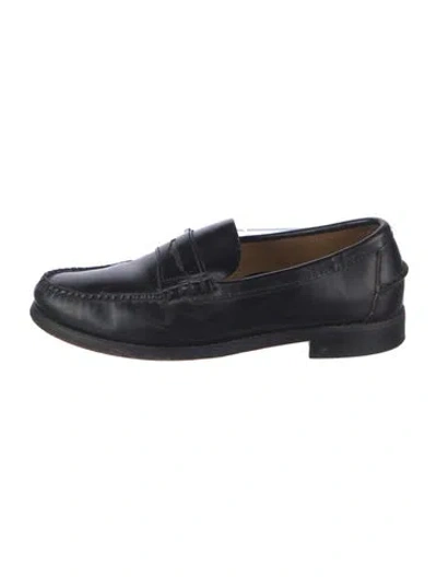 Pre-owned Sebago Leather Loafers In Blue