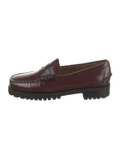 Pre-owned Sebago Leather Loafers In Brown