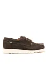 Sebago Askookfield Suede Leather Loafers In Brown