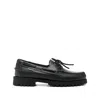 Sebago Brogues With Round Toe And Eyelet Detailing In Black