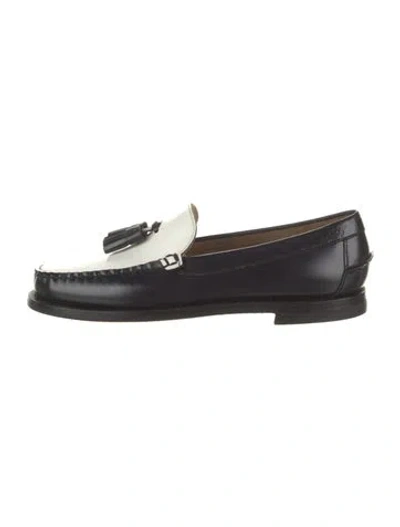 Pre-owned Sebago Leather Tassel Accents Loafers In Multi