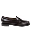 Sebago Brown Leather Moccasin Loafers