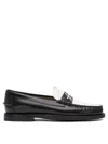Sebago Classic Dan Loafer Black/white In Black