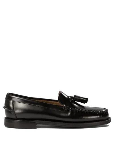 Sebago Classic Dan Multi Tassel Loafers In Black