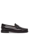 Sebago Brown Leather Moccasin Loafers In Brown