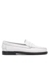 Sebago Classic Dan Leather Loafers For Women In White